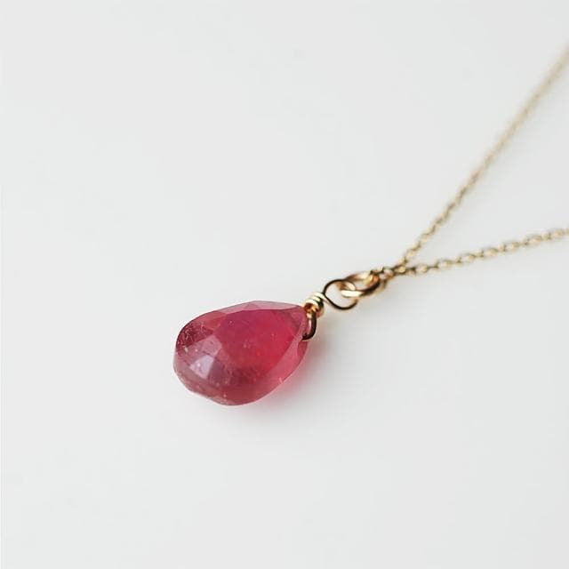 【Dinner collection】10K紅寶石K金鍊