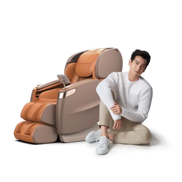 【OGAWA】彭于晏代言 御手溫感大師椅 OG-7598(全身按摩、按摩椅、膝蓋小腿按摩、放鬆)