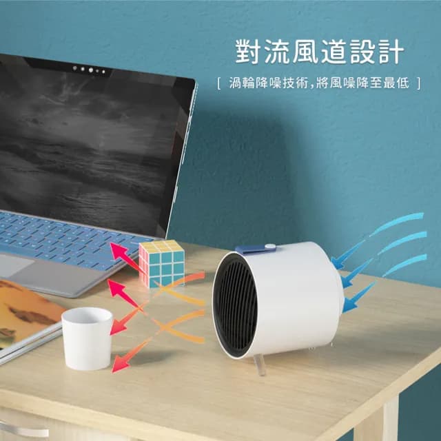 【AMPM】陶瓷迷你桌面暖風機(暖腳器 電暖器 居家暖風機 小暖器 桌上暖風機 情人節禮物 暖風扇)