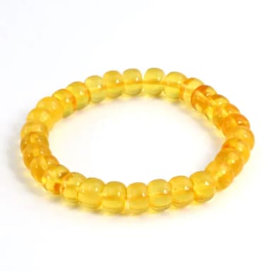 【JA-ME】天然琥珀金珀老形珠手串 8-8.5mm 9克以上(母親節搶先跑/禮物/現貨)