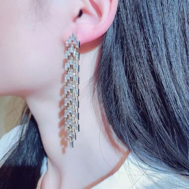 【LEEHER】耳針/抗敏耳環/歐美耳環/飾品/耳環/流蘇耳環/耳飾/簡約ins風/長款耳環/小眾設計/送閨蜜/小禮物/