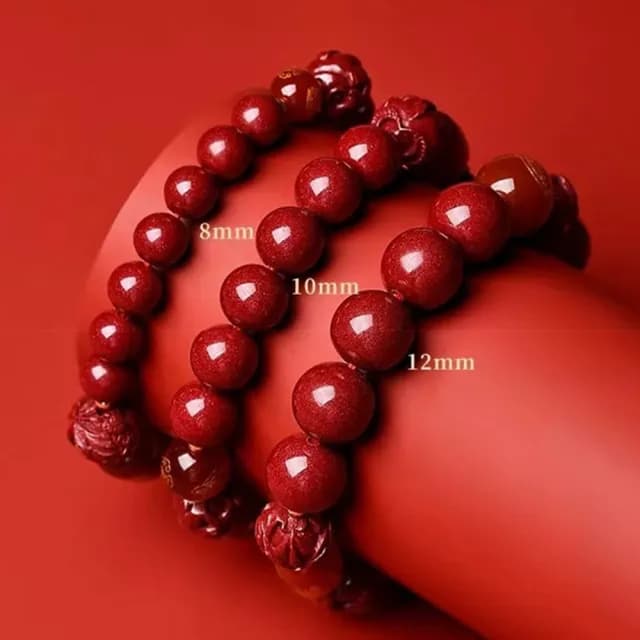 【MoonDy】雙11 8mm 佛珠 生肖手鍊 本命年 三合六合 招財手鍊 硃砂手串 紫金砂手鍊 開運手鍊 保