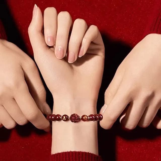 【MoonDy】雙11 10mm佛珠 生肖手鍊 本命年 三合六合 招財手鍊 硃砂手串 紫金砂手鍊 開運手鍊 保