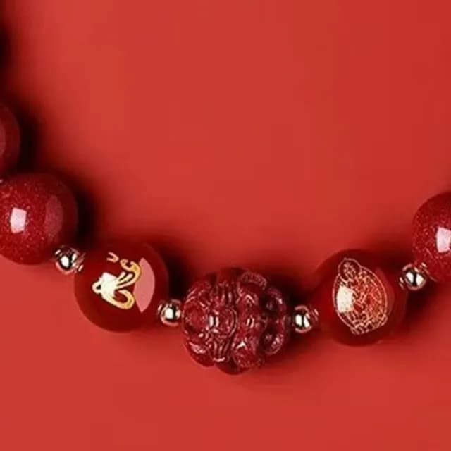 【MoonDy】雙11 10mm佛珠 生肖手鍊 本命年 三合六合 招財手鍊 硃砂手串 紫金砂手鍊 開運手鍊 保