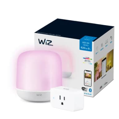 【Philips 飛利浦】WiZ 智慧戀光組 WiZ 氛圍情境燈+WiZ 插座(情人節、禮物、送禮推薦)