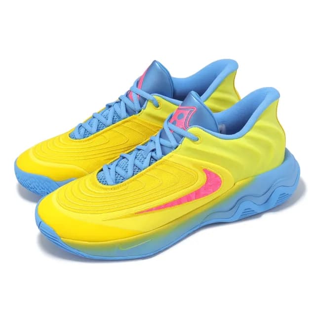 【NIKE 耐吉】籃球鞋 Giannis Immortality 4 EP 男鞋 黃 藍 字母哥 子系列(FQ3681-700)