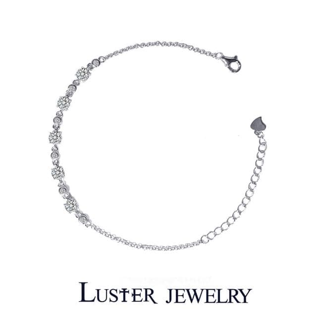 【Luster】母親節禮物!1.5克拉 D VS   培育鑽 鑽石手鍊(禮物傳遞摯愛閃耀永恆)