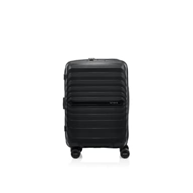 【Samsonite 新秀麗】20吋 OCTOLITE NEO 可擴充大容量防盜拉鍊輕量PP耐衝擊行李箱/水漾箱/登機箱(黑)