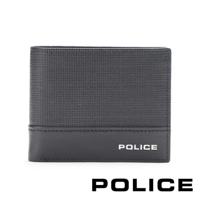 【POLICE】限量2折 頂級小牛皮7卡零錢袋男用皮夾  菲利浦系列 全新專櫃展示品(七夕情人節禮物 送禮 男夾)