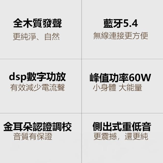 【小米有品】BINNIFA Play3D Ultra 全木製2.1重低音(電腦藍牙音箱 喇叭 藍牙音響)