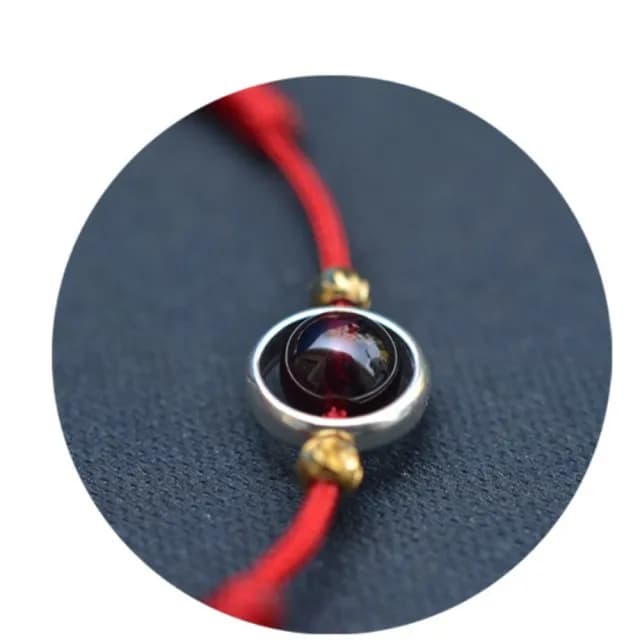 【Penny珮妮】石榴石腳繩2色可選(母親節禮物 交換禮物 送女友 送男友  生日禮物 情人節 尾牙 新年 結婚)