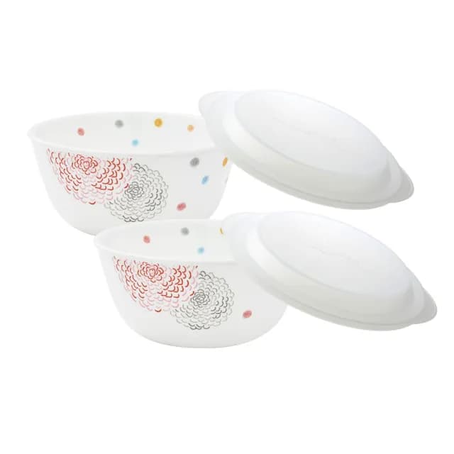 【CORELLE 康寧餐具】拉麵碗兩入組贈微波蓋兩入(花色任選)