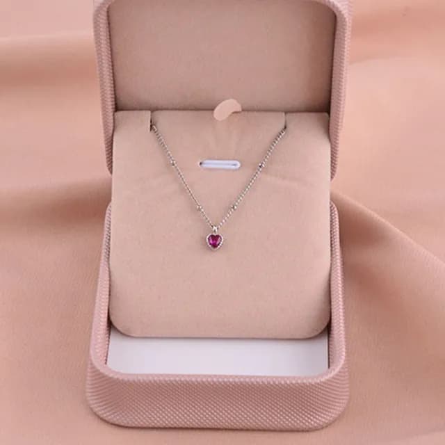 【LEESA】情人節禮物 送女生\項鍊\吊飾\鎖骨鏈\925\純銀項鍊\女生飾品\吊墜\小眾設計\個性項鍊\韓國飾品\愛