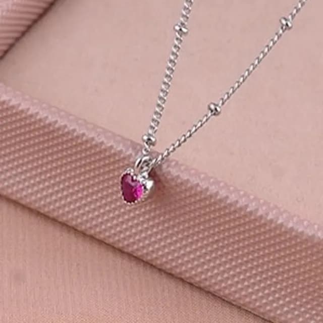 【LEESA】情人節禮物 送女生\項鍊\吊飾\鎖骨鏈\925\純銀項鍊\女生飾品\吊墜\小眾設計\個性項鍊\韓國飾品\愛