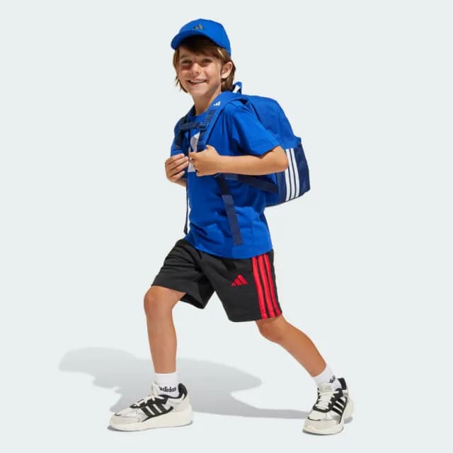 【adidas 愛迪達】ESSENTIALS 短袖上衣 童裝 JC9717