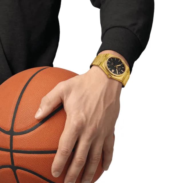 【TISSOT 天梭】NBA廣告款 PRX系列 達米恩·利拉德特別版 機械腕錶 畢業禮物 送禮 推薦(T1374073305100)