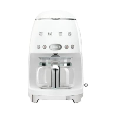 【SMEG】義大利濾滴式咖啡機-珍珠白(DCF02WHUS)