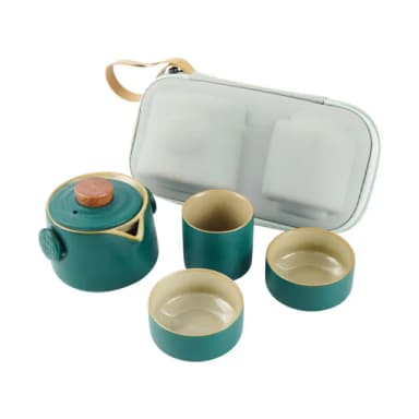 便攜茶具組 泡茶茶具組 旅行泡茶組 喝茶組 個人茶具 旅行泡茶組 戶外泡茶組 送禮推薦 泡茶器(130-TA4B)