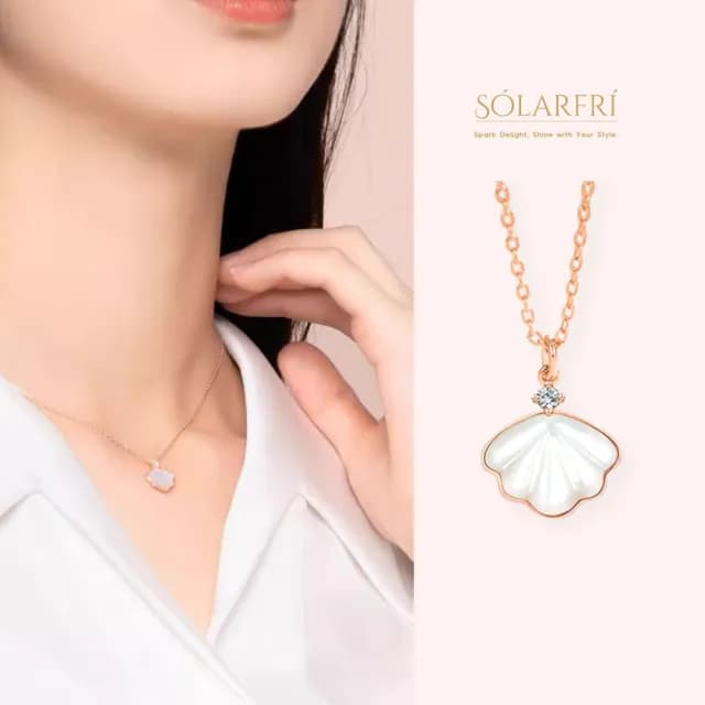 【SOLARFRi】品牌經典項鍊｜親膚女士項鏈可調鍊圍大小 附品牌禮盒包裝(閨蜜七夕生日情人女友禮物)
