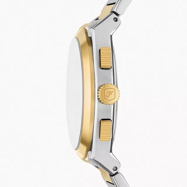 【FOSSIL】Everett 時尚三眼計時手錶-44mm 禮物 送禮 推薦(FS6106)