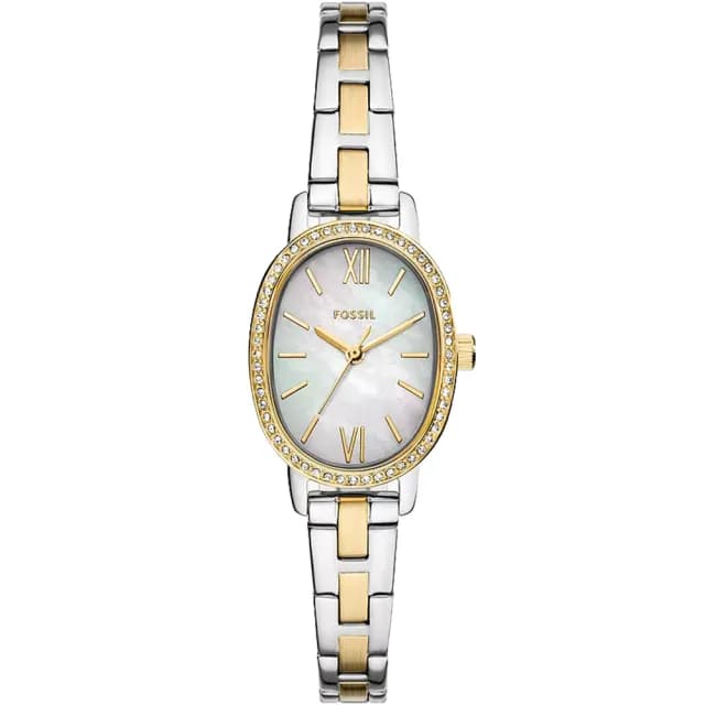 【FOSSIL】Penny 晶鑽橢圓形女錶-23x29mm 禮物 送禮 推薦(BQ5004)
