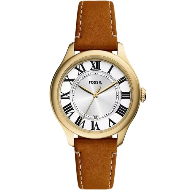 【FOSSIL】Raquel 復古羅馬時標大三針女錶-38mm 禮物 送禮 推薦(ES5397)