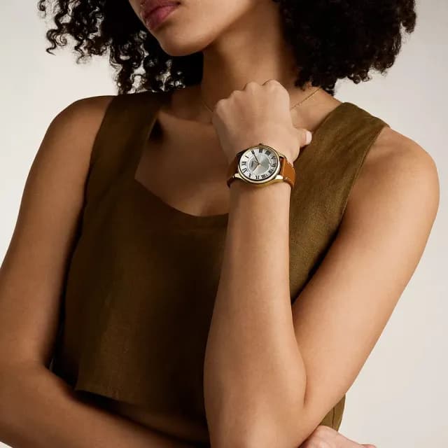 【FOSSIL】Raquel 復古羅馬時標大三針女錶-38mm 禮物 送禮 推薦(ES5397)