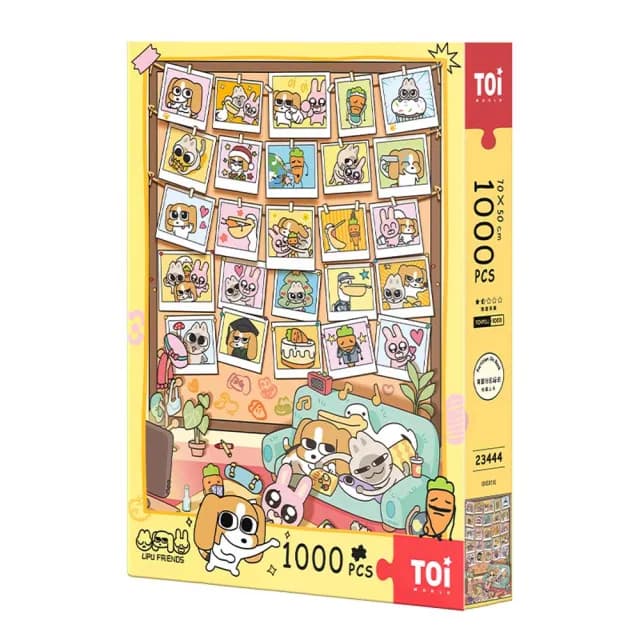 【TOi 圖益】暹羅厘普 回憶時光拼圖1000片(DIY成人治愈手工桌遊玩具生日新年交換禮物)