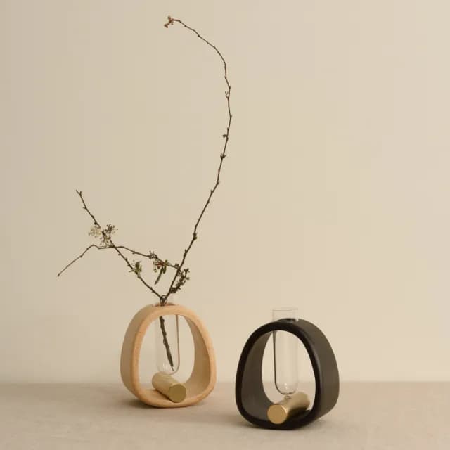 【Gudee 好迪家居】VASIN 單支平衡花瓶 S(花器 擴香瓶)