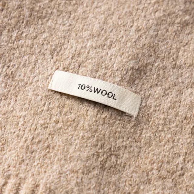 【KT DADA】保暖圍巾 搭配神器 韓國圍巾 針織圍巾 羊毛圍巾 奶茶色圍巾 素色圍巾 發熱圍巾