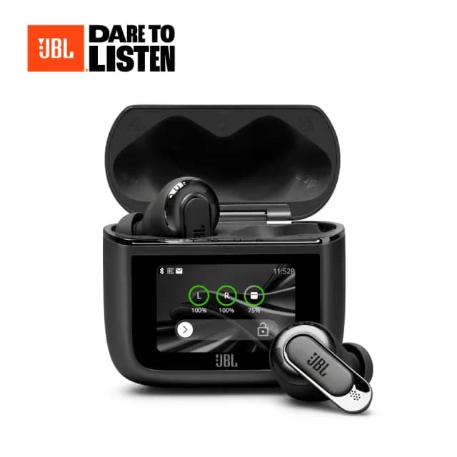 【JBL】JBL Tour Pro 3 觸控螢幕真無線降噪藍牙耳機(首款動圈動鐵雙單體)