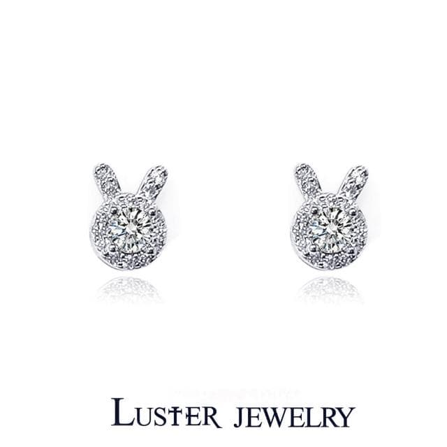 【Luster】618限定!30分 D/VS 培育鑽 純銀 鑽石耳環-任選(培育鑽石X2總重0.60ct)