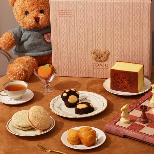 【金格食品】暖暖Bear熊熊款禮盒5盒組(伴手禮/彌月)