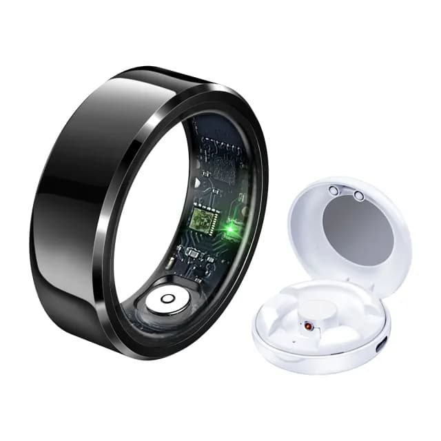 【IS】BLR-MR6 智能體感心率監測戒指 贈充電倉(24小時監測/心率/睡眠管理/多種運動模式/遠程遙控拍照)