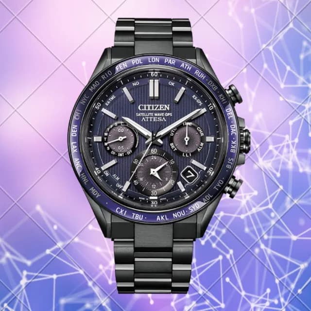 【CITIZEN 星辰】GPS衛星對時光動能紺星款韋禮安代言人款腕錶 新年 推薦 禮物  禮物  手錶(CC4059-64L)
