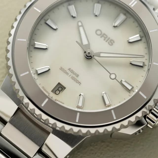 【ORIS 豪利時】Aquis 時間之海系列 潛水機械腕錶 父親節 禮物 送禮 推薦(0173377924151-0781905P)