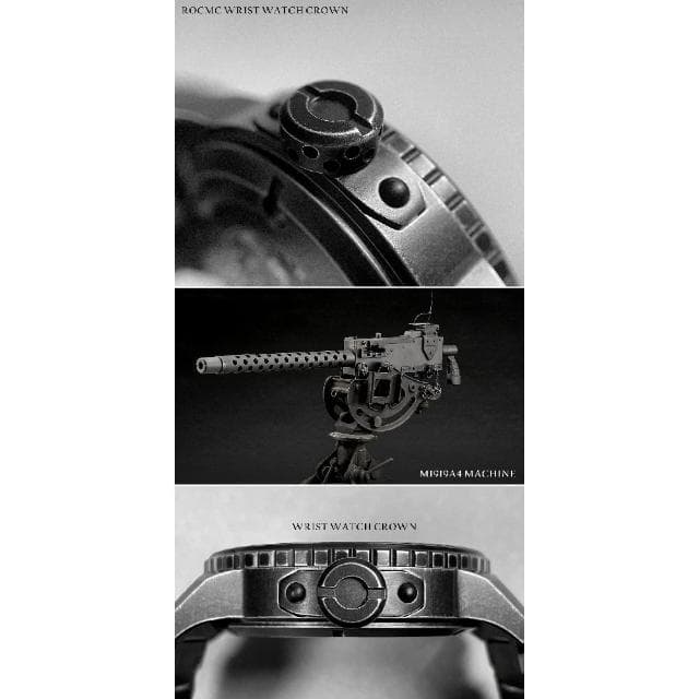 【elegantsis 愛樂時】軍事系列 海軍陸戰隊3.0版 75週年紀念款機械錶 45mm(ELJX48MAS-ROCMC 75BK)