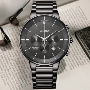【CITIZEN 星辰】Chronograph系列 型男必備 三眼計時腕錶 畢業禮物 送禮 推薦(AN8227-53H)