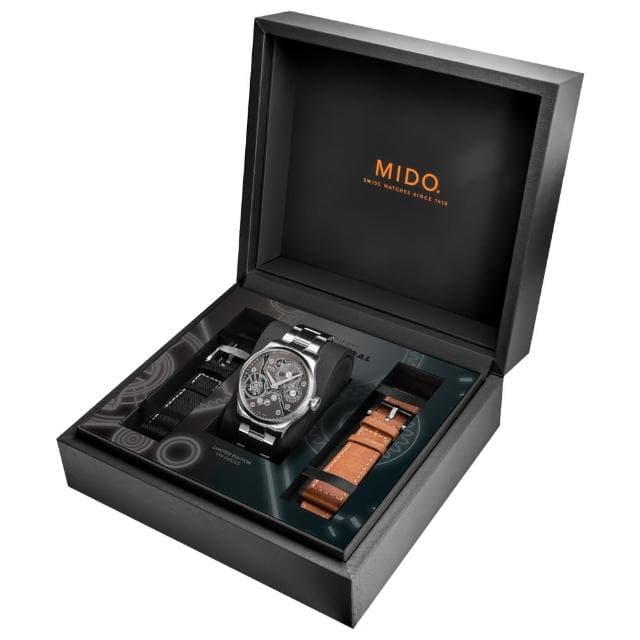 【MIDO 美度】先鋒系列 90週年限量 手上鍊機械腕錶 母親節 禮物 推薦(M0386051106000)