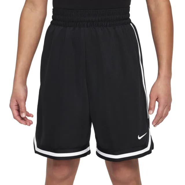 【NIKE 耐吉】DNA 24 Short 大童 童裝 黑色 運動 休閒 抽繩 腰部鬆緊 拉鍊 口袋 短褲 FJ6802-010
