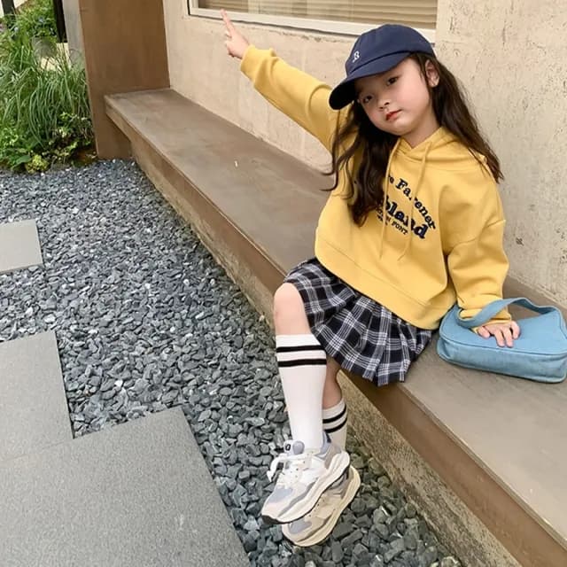 【橘魔法】經典格子學院風百褶裙(半身裙 格子裙 裙子 大童 校園 表演 學生服裝 女童 童裝)