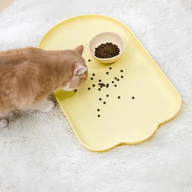 【Mango蠻果】寵物餐盤 多色(寵物碗 餐墊 寵物餐具)