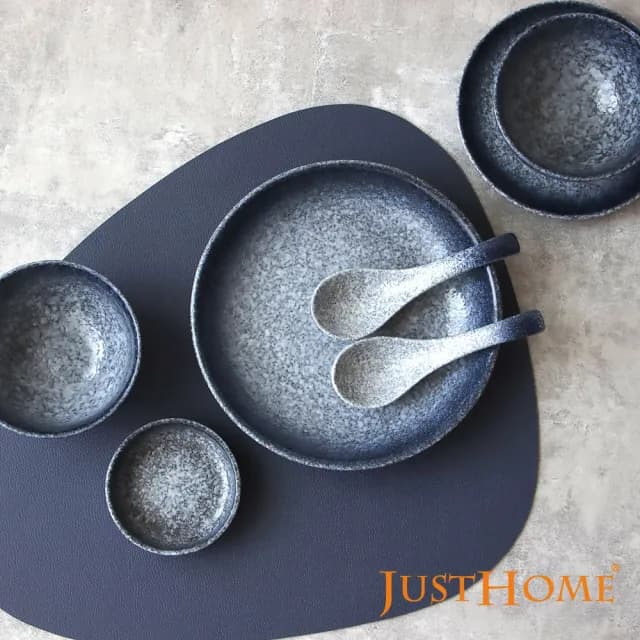 【Just Home】日式漸層陶瓷16件碗盤餐具組(碗 盤 餐具 入厝禮 禮盒組)