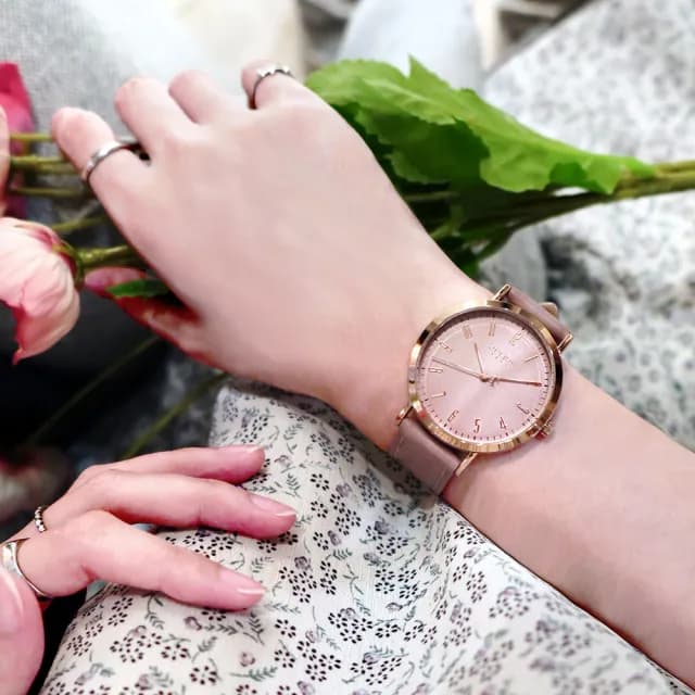 【JULIUS 聚利時】最初計時 皮革經典文青腕錶 JA-1017(五色/37.5mm)