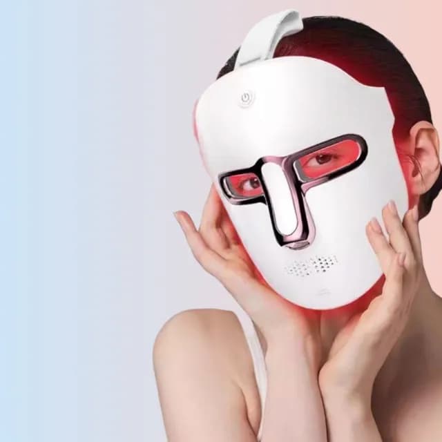 Koreyous日系七色光子美膚儀(LED光波嫩膚儀  光子面罩  電子面膜 美容儀 母親節禮物)