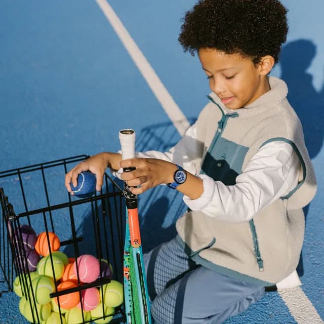 【Flik Flak】兒童手錶 FIZZ IN BLUE /兒童禮物/安全防水/瑞士製造 FCNP002(31.85mm)