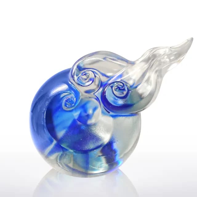 【琉璃工房 LIVING】行雲如意 入厝禮/畢業禮物(畢業/琉璃/禮物/玻璃/水晶/藝術品/企業)