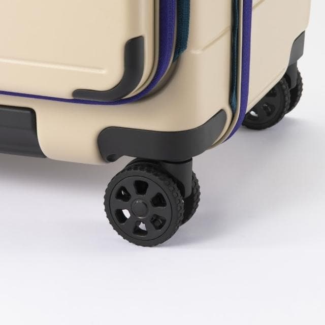 【ACE BAGS＆LUGGAGE】26吋 Teofield ACE前開對開露營風行李箱(奶油黃色 05162)