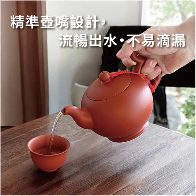 【陶說】大巧壺 500ml(茶具 茶壺 朱泥 紫砂 泡茶壺)