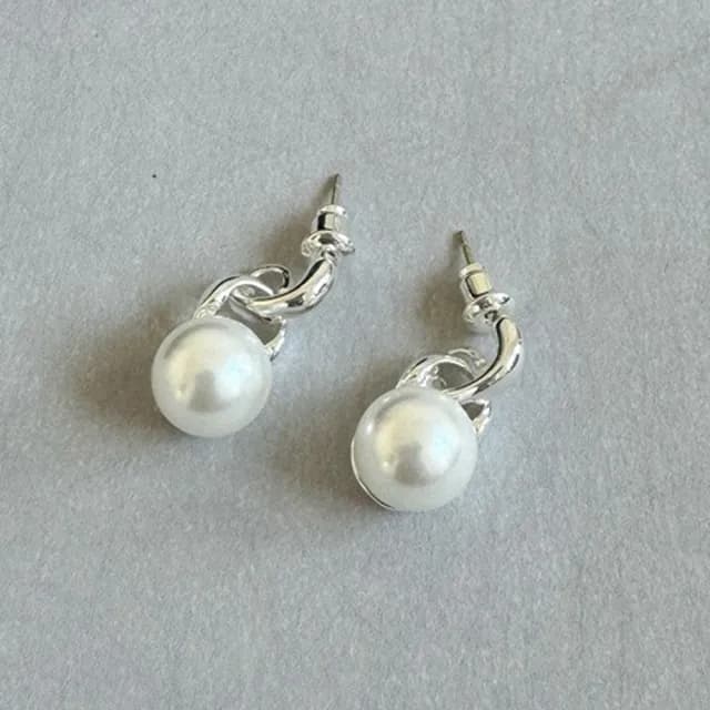 【MoonDy】高級 獨特 流蘇 瑪瑙石 耳環 時尚 秋冬耳飾 珍珠耳環 閨密耳環 大珍珠耳環 交換